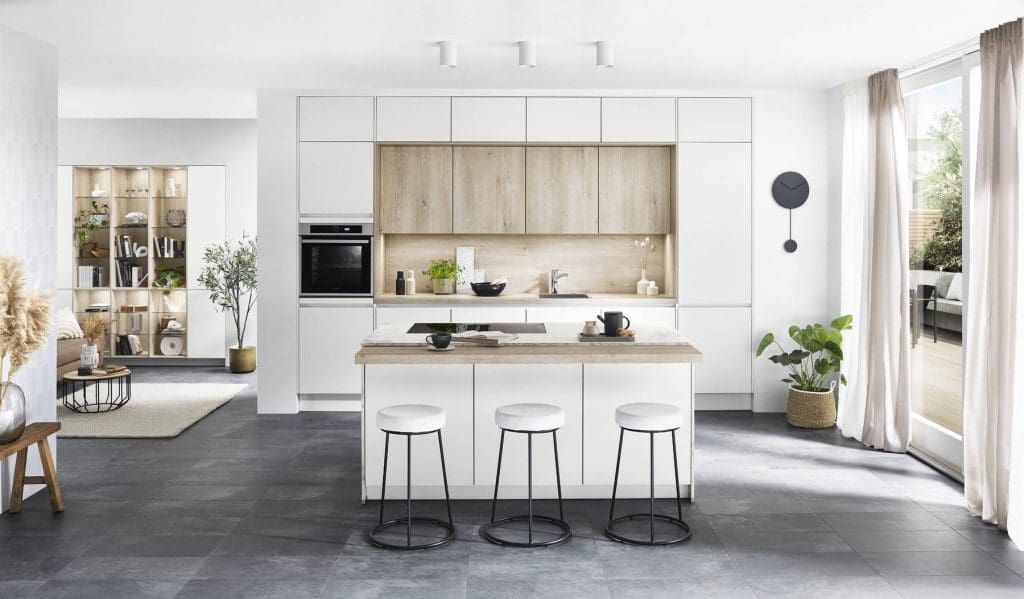 Nobilia Handleless Island Kitchen Light 2 | Vorsehen, Fife